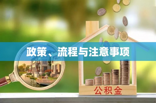 荆门政策、流程与注意事项