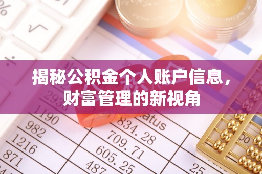 荆门揭秘公积金个人账户信息，财富管理的新视角