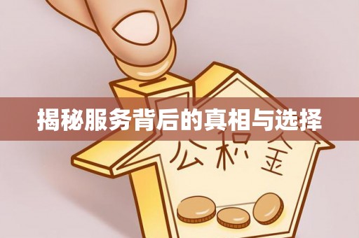 荆门揭秘服务背后的真相与选择