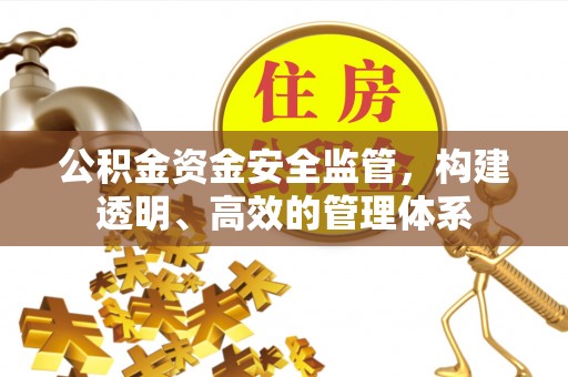 荆门公积金资金安全监管，构建透明、高效的管理体系