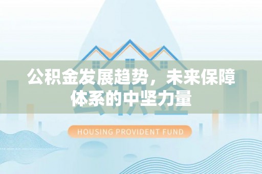 荆门公积金发展趋势，未来保障体系的中坚力量