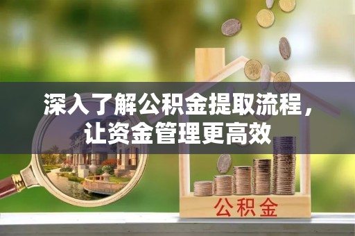 荆门深入了解公积金提取流程，让资金管理更高效