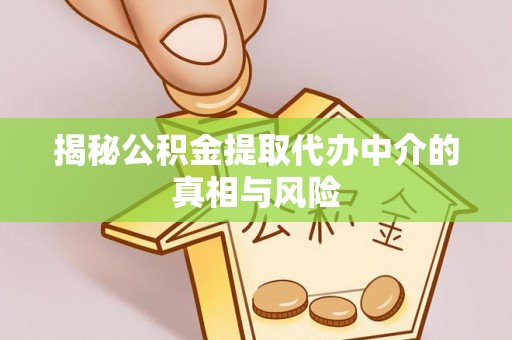 荆门揭秘公积金提取代办中介的真相与风险