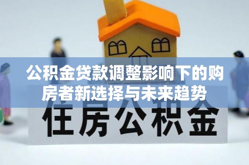 荆门公积金贷款调整影响下的购房者新选择与未来趋势