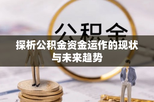 荆门探析公积金资金运作的现状与未来趋势